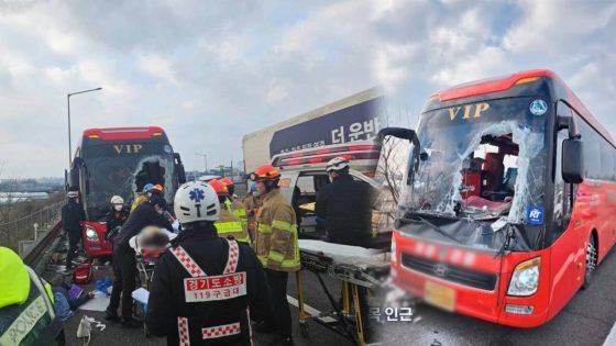 accidente autobús Corea