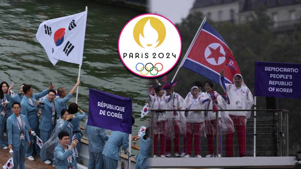 Corea del Sur es presentada como Corea del Norte en la ceremonia inaugural de París 2024