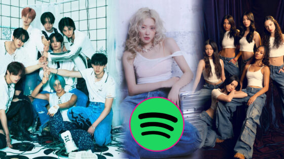 Spotify oyentes mensuales K-Pop